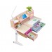 Children Kids Ergonomic Study Desk with Adjustable Double-Winged Swivel Chair Set